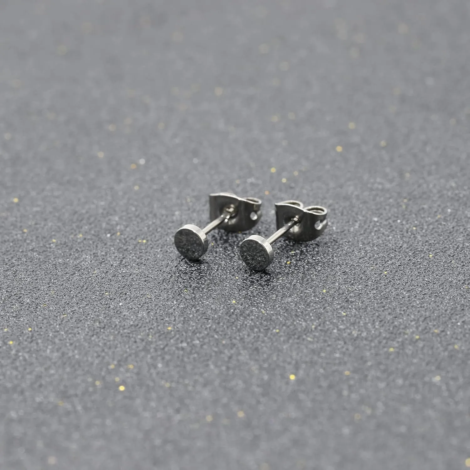 3 Pairs Titanium Stud Earrings Set, Hypoallergenic Women Earrings Nickel Free Earrings for Sensitive Ears Classic Dainty Girls Earring Studs