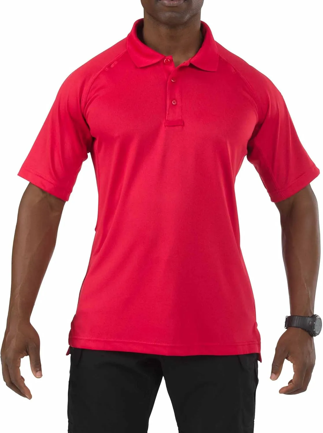 5.11 Tactical Men's Performance Short Sleeve Polo, 100% Polyester, Moisture Wicking, Style 71049