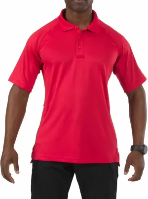 5.11 Tactical Men's Performance Short Sleeve Polo, 100% Polyester, Moisture Wicking, Style 71049