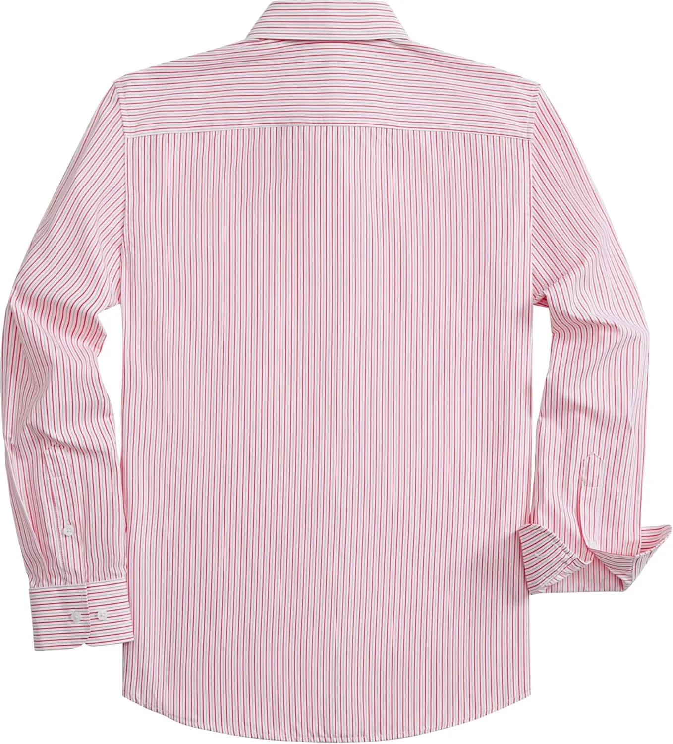 Alimens & Gentle Men's Striped Dress Shirt Button Down Regular Fit Shirts Casual Business Transitional Weather