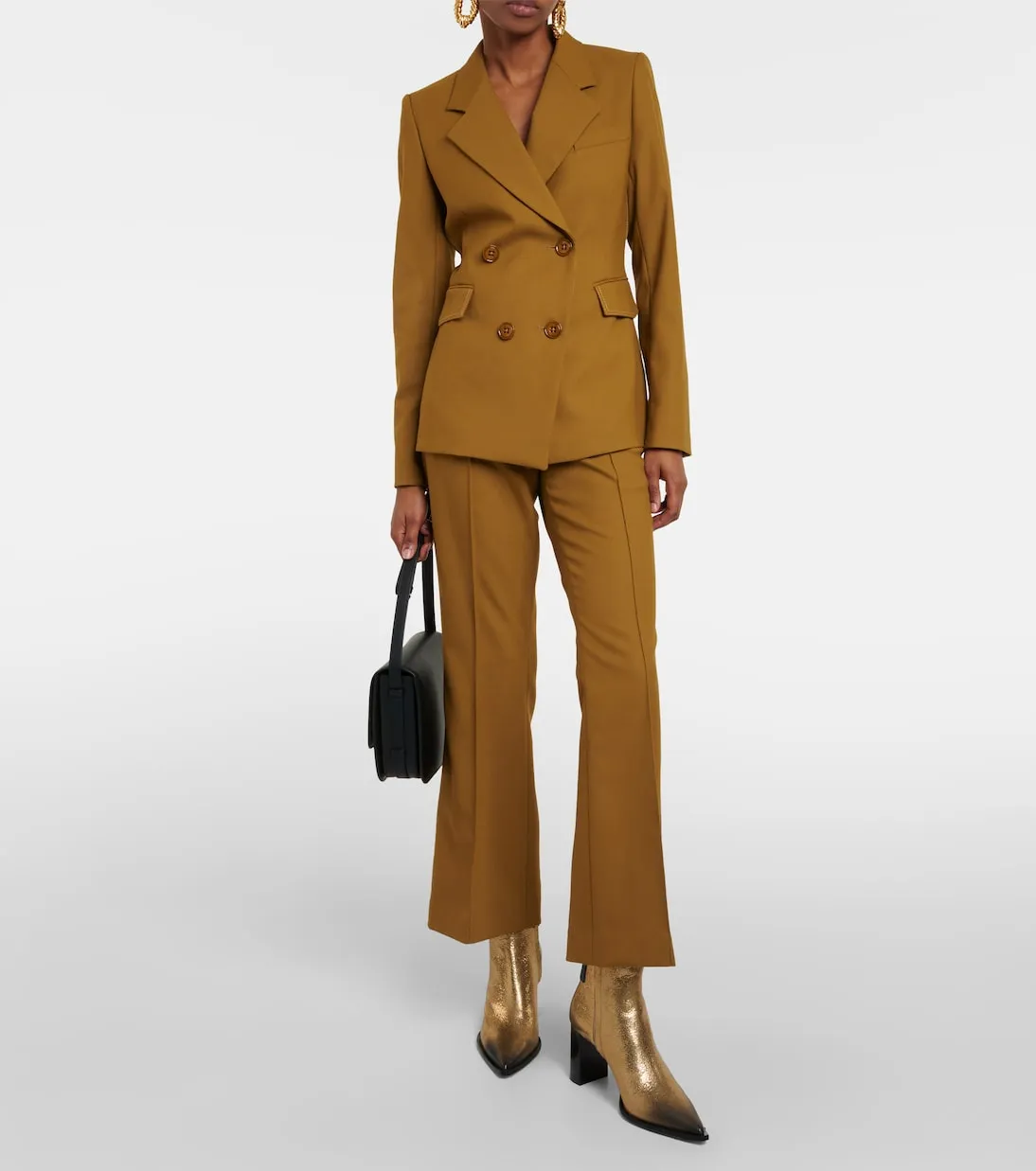 Dorothee Schumacher double-breasted jacket, green