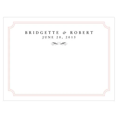 Expressions Note Card Red Text With White Background