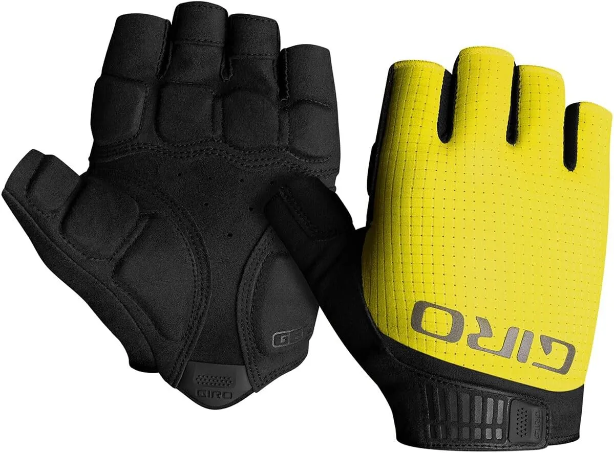 Giro Bravo Gel Men's Road Cycling Gloves - Blue Jewel/Black (2017)