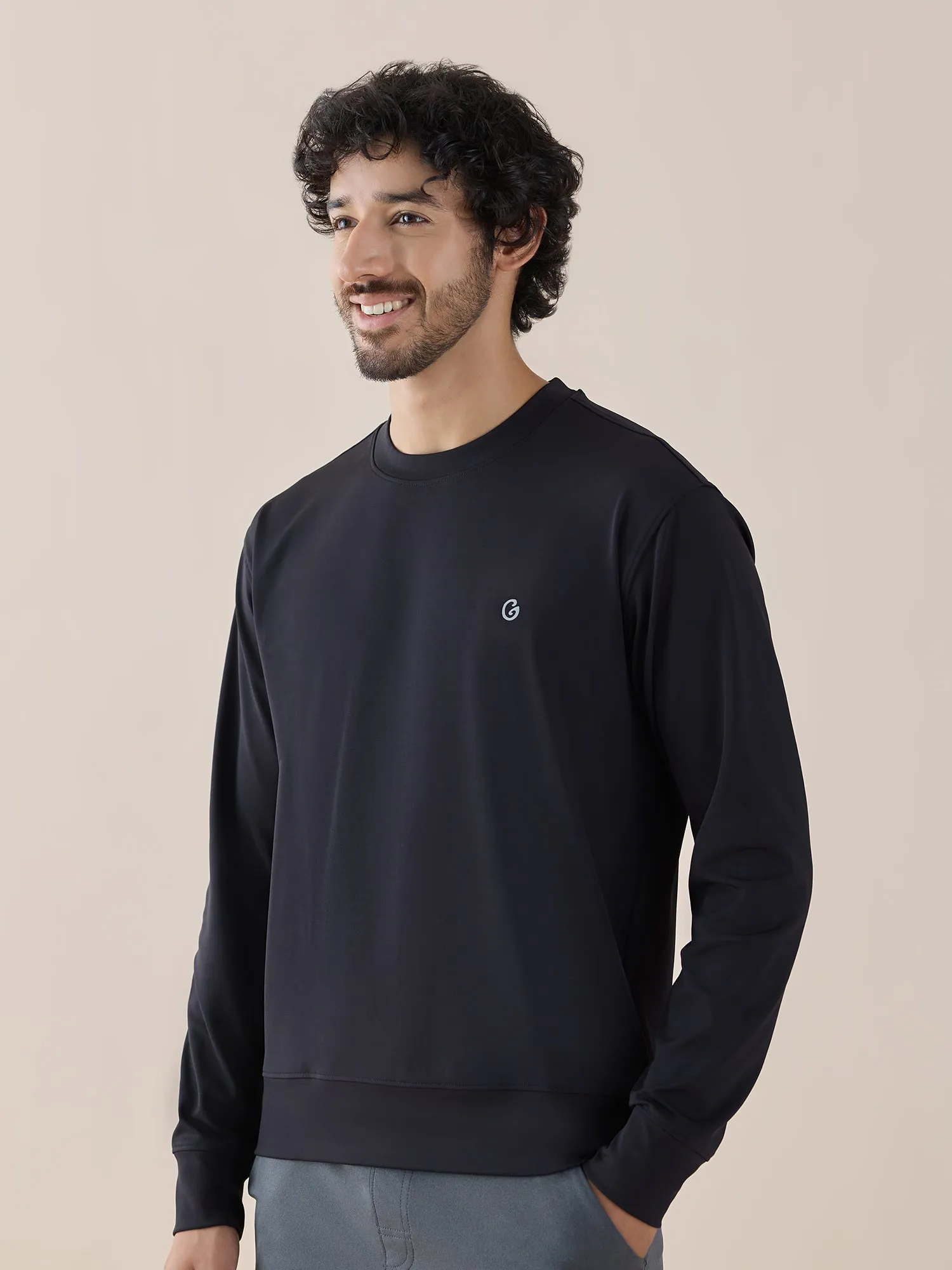 Gloot Active Sweatshirt GLA025 Black