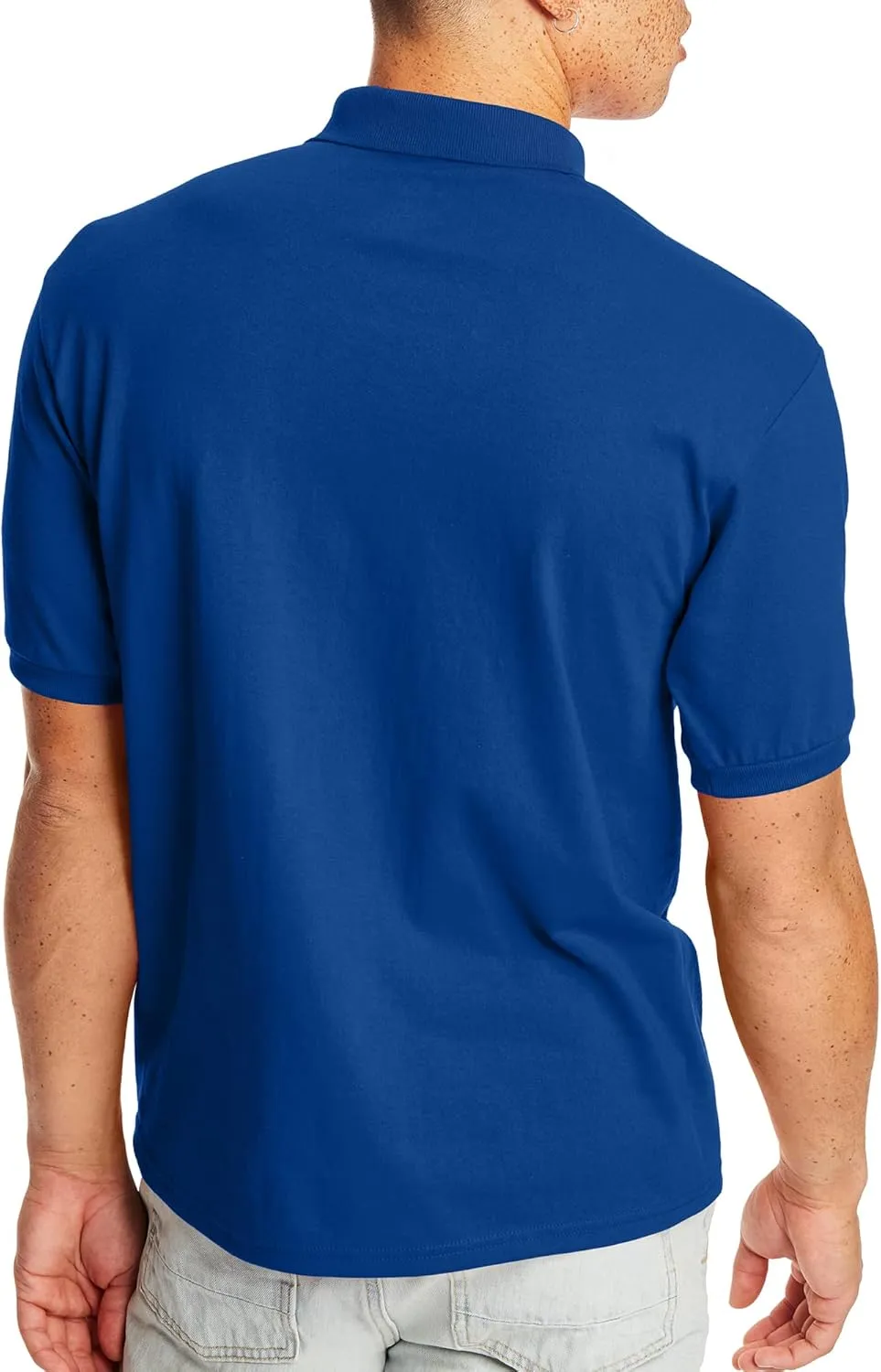 Hanes Men's Short-Sleeve Jersey Pocket Polo (Pack of 2)
