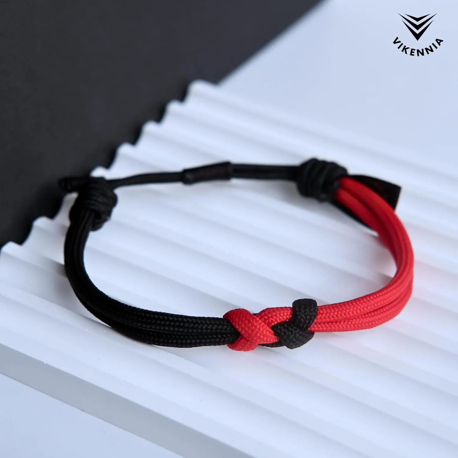 Infinity Bracelet for Unisex, Lucky Bracelet, Friendship Bracelet (Red-Black)