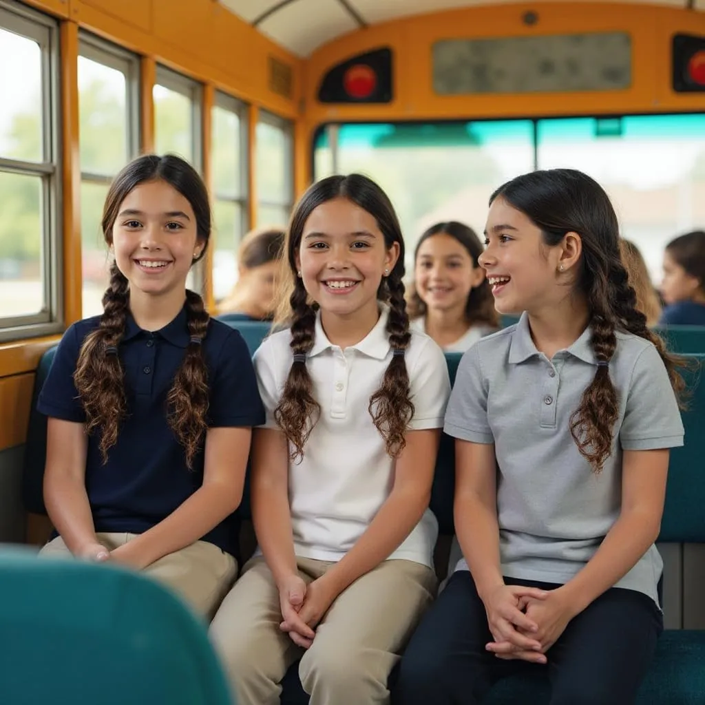 INGEAR Girls Short Sleeve Polo Shirt 2PK - School Uniform & Casual Wear