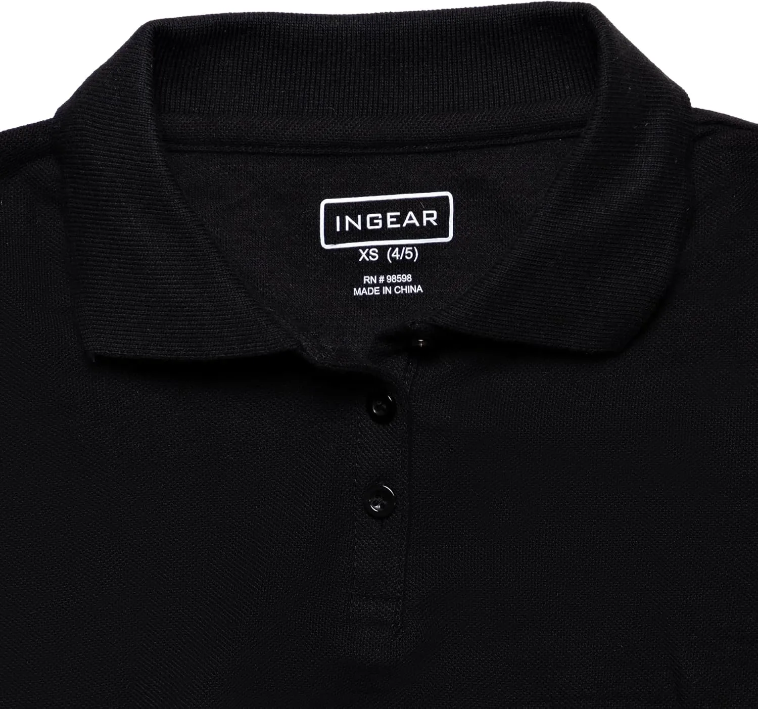 INGEAR Girls Short Sleeve Polo Shirt 2PK - School Uniform & Casual Wear