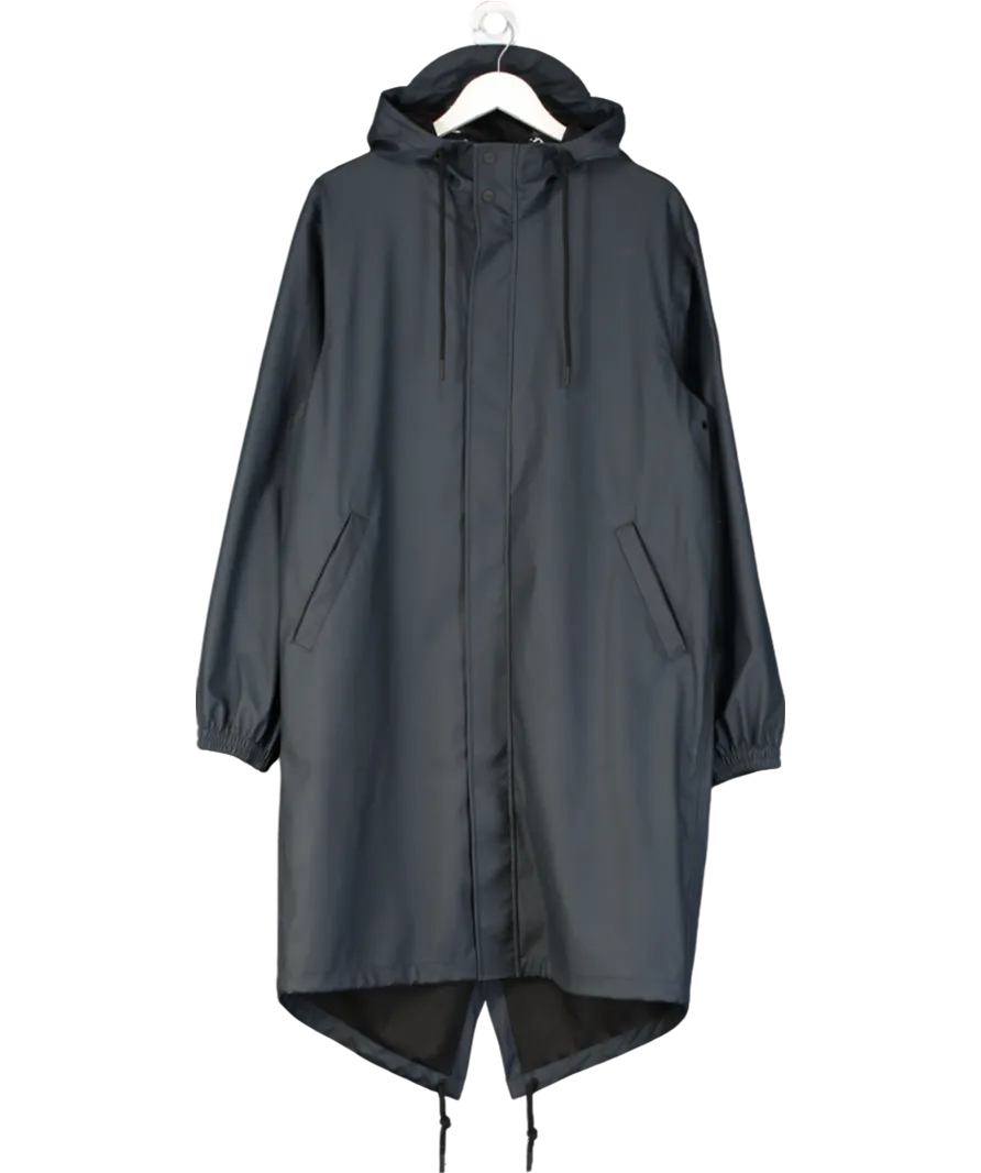 Jack1t Blue Elements Long Raincoat UK S/M