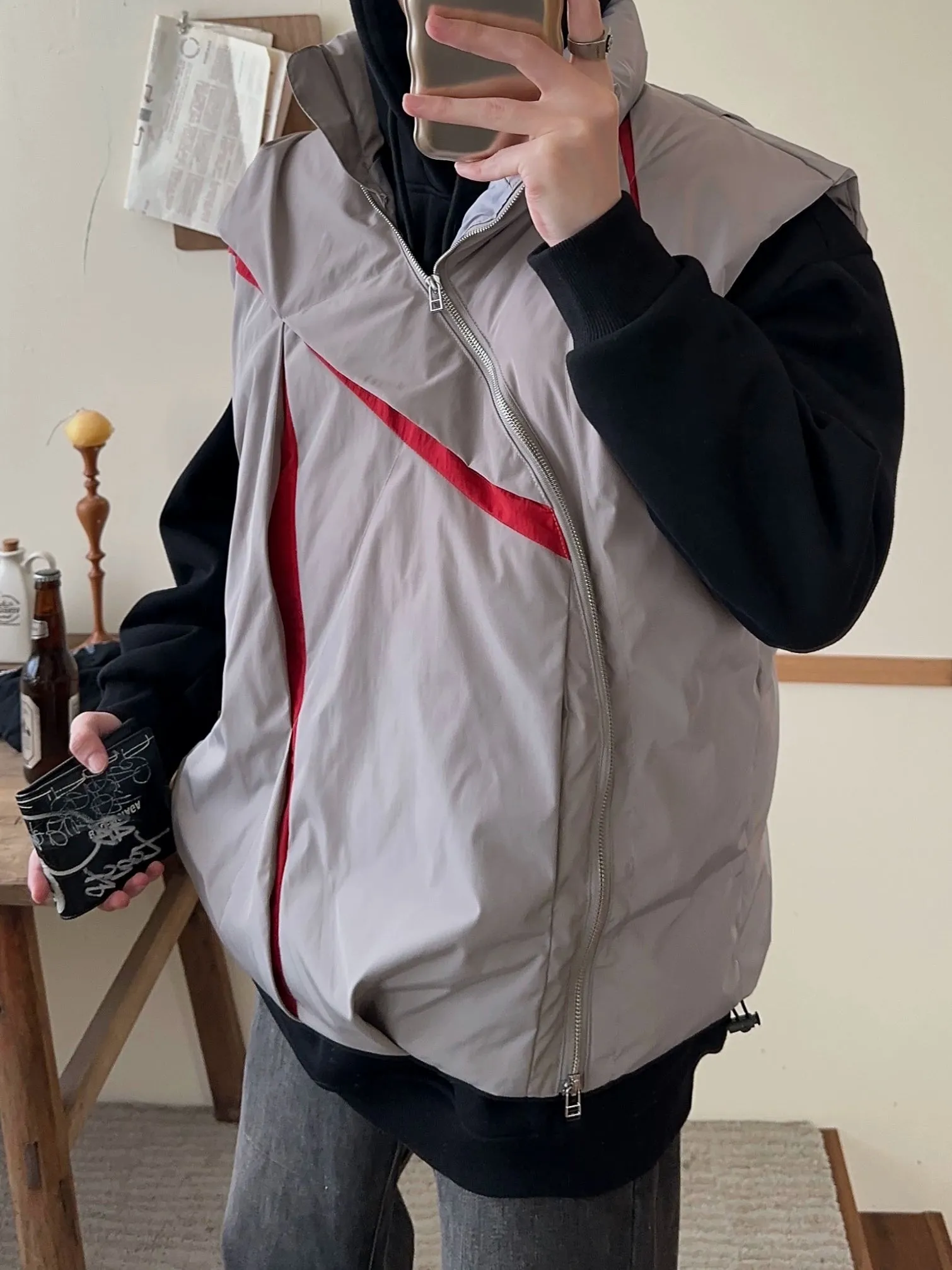 JM Irregular Windbreaker Jacket