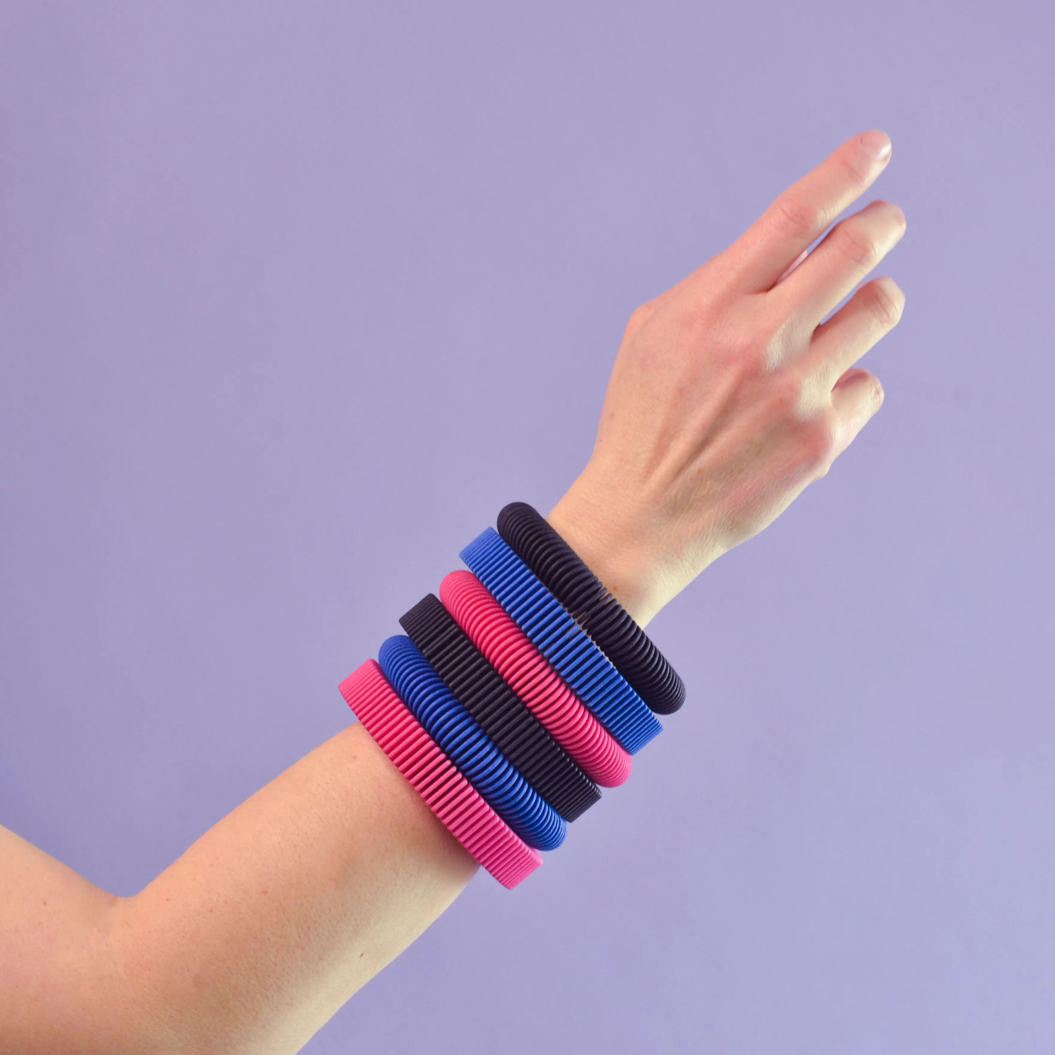 Optical - Square Profile Geometric Cuff Bracelet