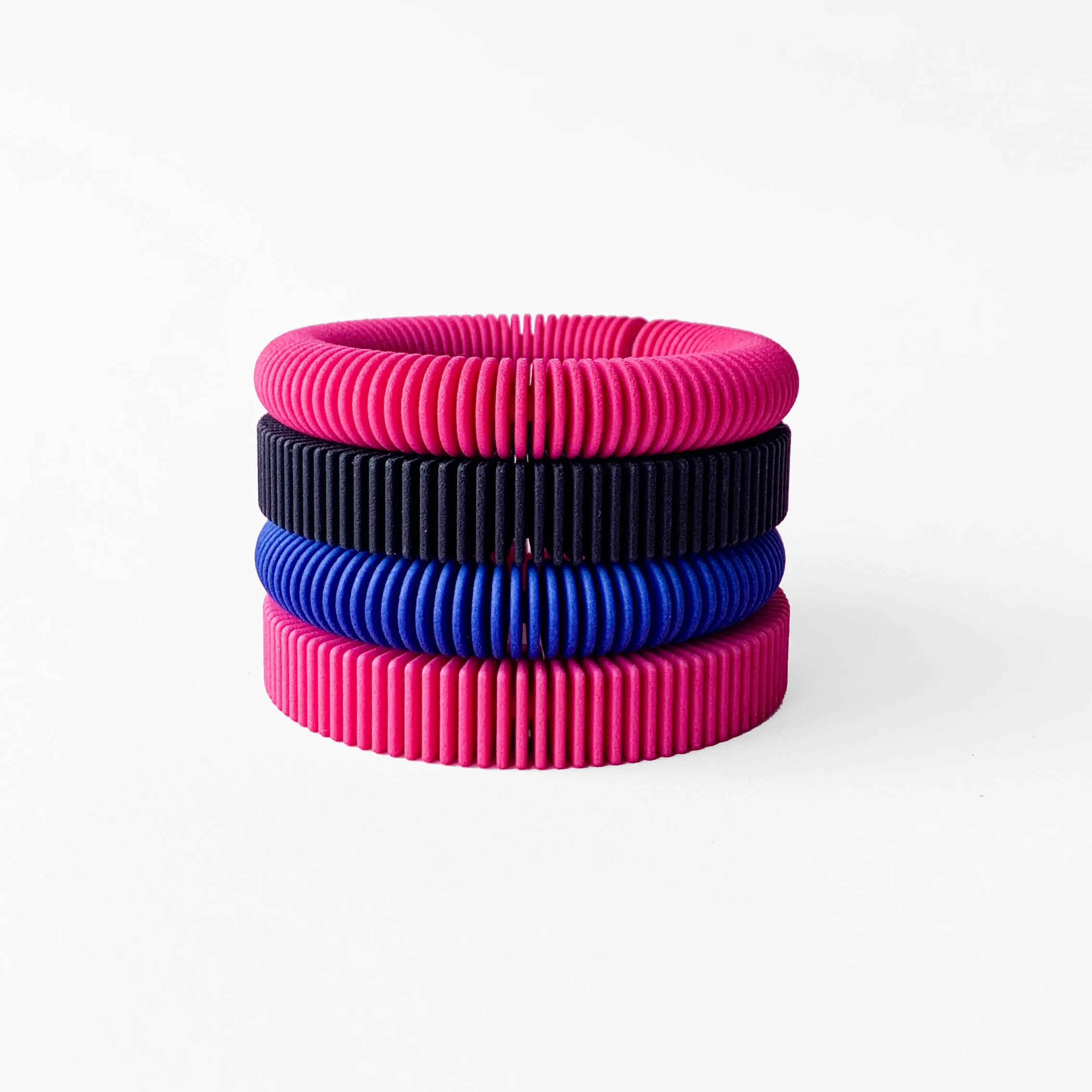Optical - Square Profile Geometric Cuff Bracelet