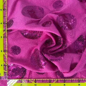 Pink | Sequin Polyester Jersey