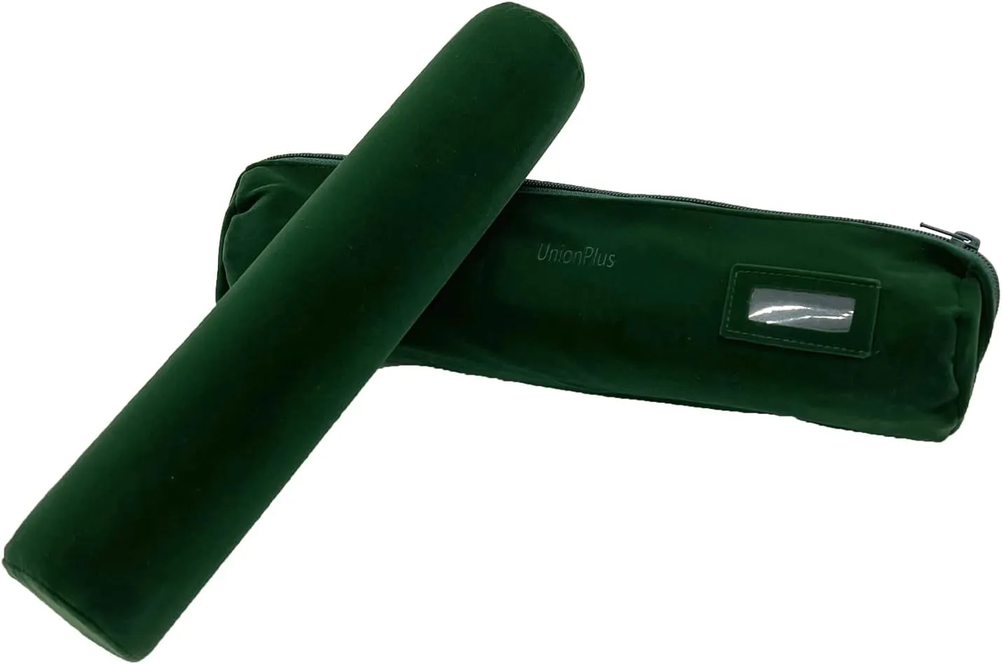 Velvet Jewelry Roll Bag for Brackets Bangles Watches, Great Jewelry Organizer for Travel, Blackish Green